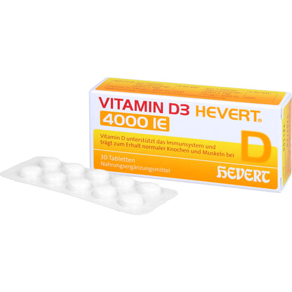 VITAMIN D3 HEVERT 4000 I.E. Tabletten 30 St