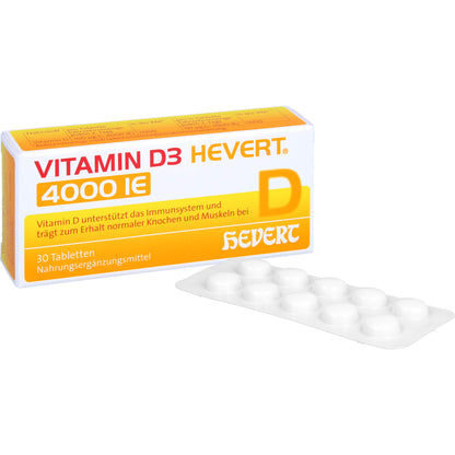 VITAMIN D3 HEVERT 4000 I.E. Tabletten 30 St