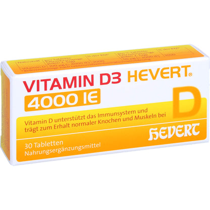 VITAMIN D3 HEVERT 4000 I.E. Tabletten 30 St