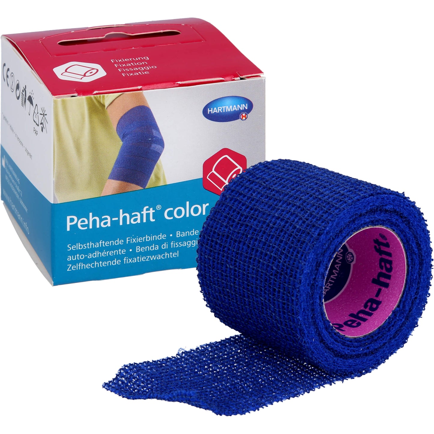 PEHA-HAFT Color Fixierb.latexfrei 4 cmx4 m blau 1 St