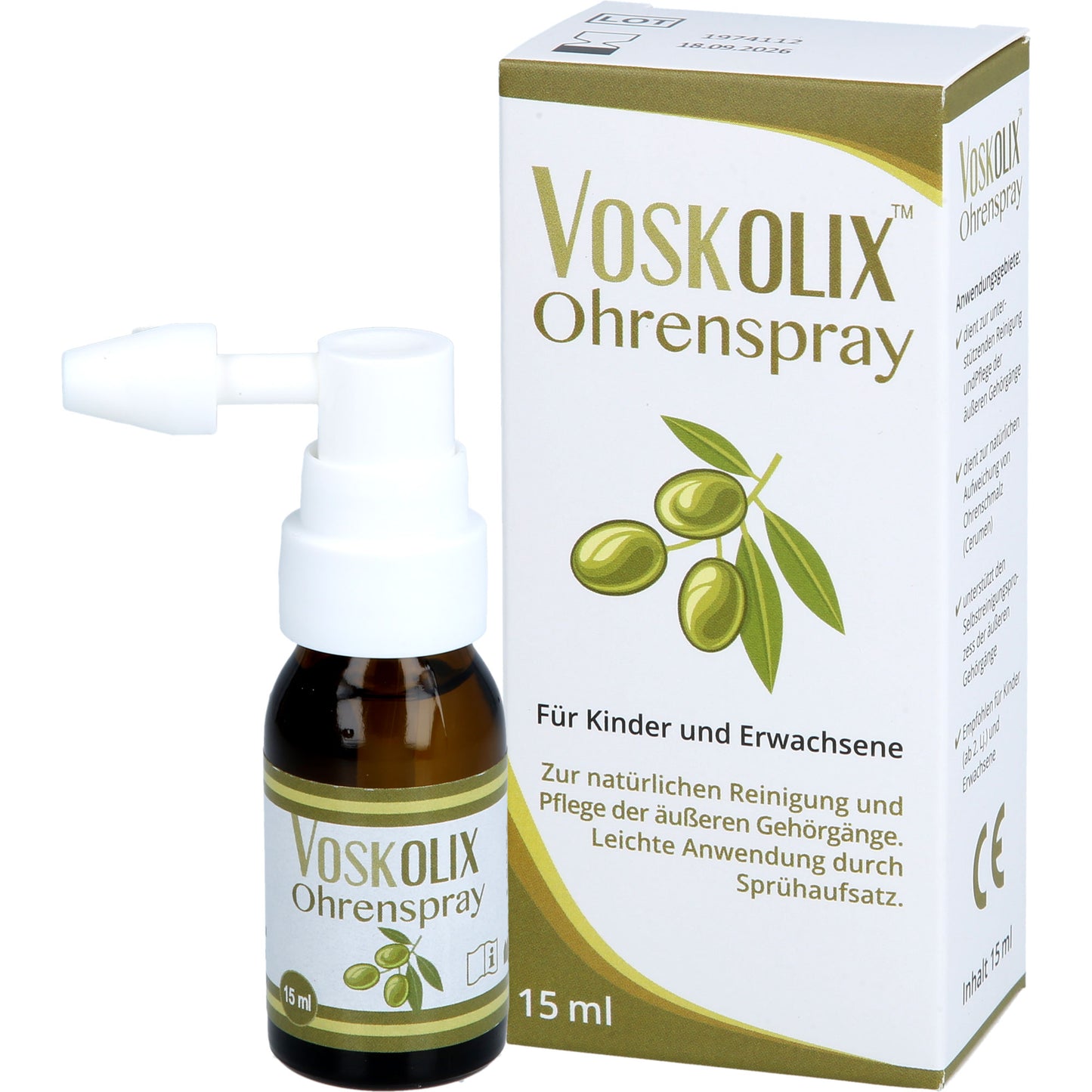 VOSKOLIX Ohrenspray 15 ml