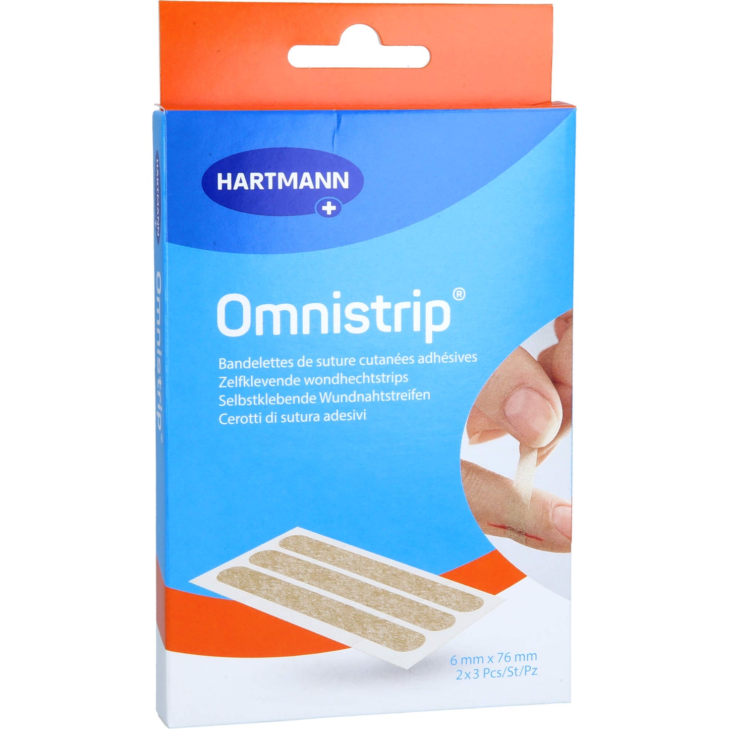 OMNISTRIP Wundnahtstreifen 6x76 mm 2 St