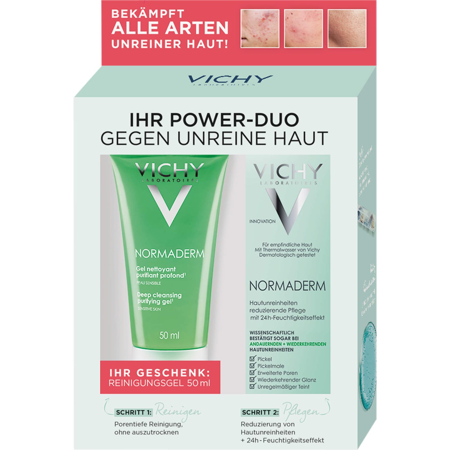 VICHY NORMADERM Feucht Pflege Creme 50 ml