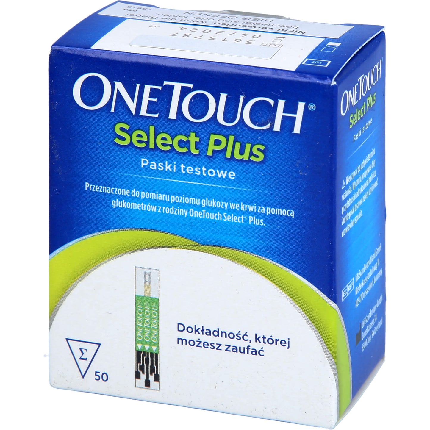 ONE TOUCH Select Plus Blutzucker Teststreifen 50 St