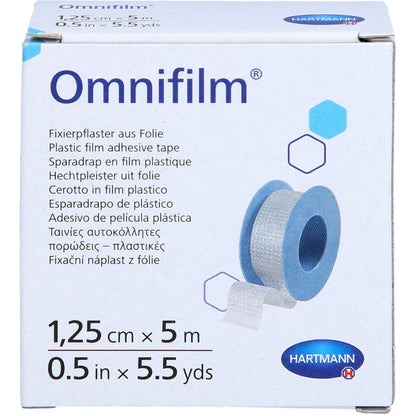 OMNIFILM Fixierpflaster Folie 1,25 cmx5 m 1 St