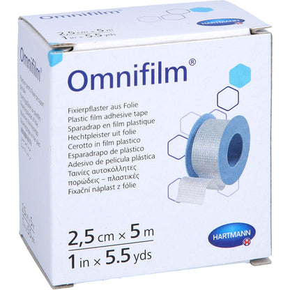 OMNIFILM Fixierpflaster Folie 2,5 cmx5 m 1 St