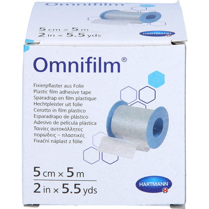OMNIFILM Fixierpflaster Folie 5 cmx5 m 1 St