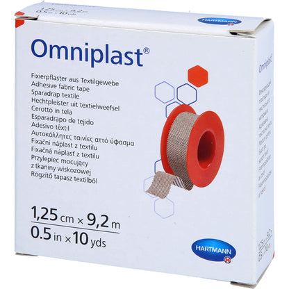 OMNIPLAST Fixierpflaster Textilgew.1,25 cmx9,2 m 1 St