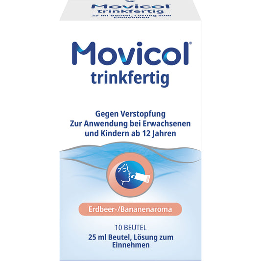 MOVICOL trinkfertig 25 ml Beutel Lsg.z.Einnehmen 10 St