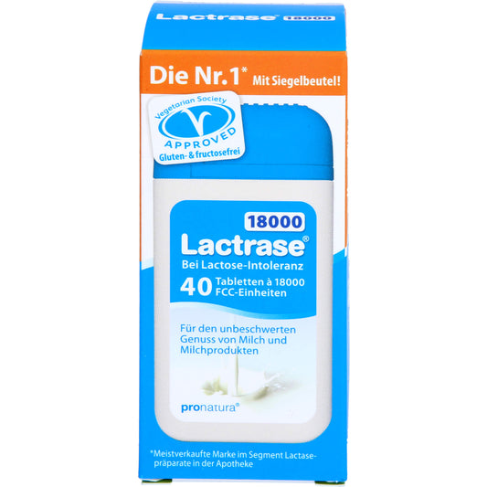 LACTRASE 18.000 FCC Tabletten teilbar im Spender 80