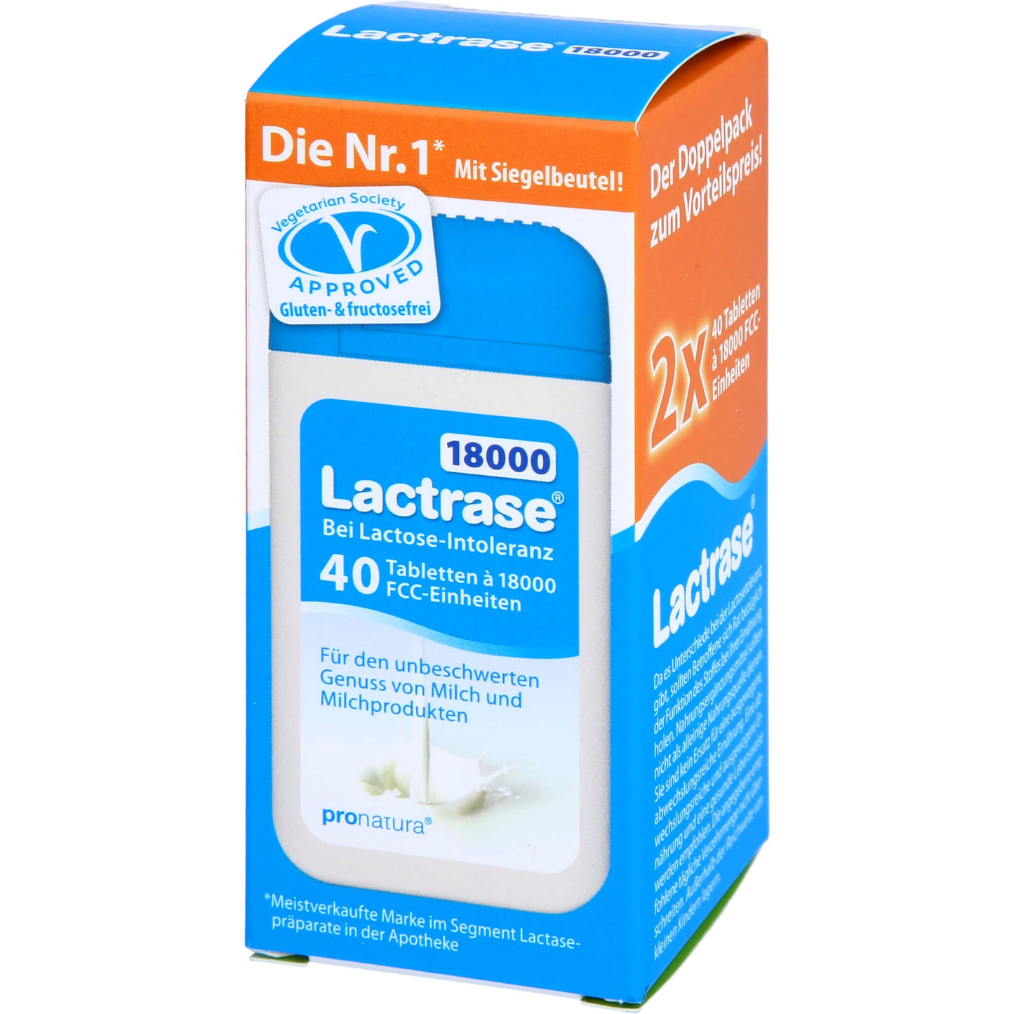 LACTRASE 18.000 FCC Tabletten teilbar im Spender 80