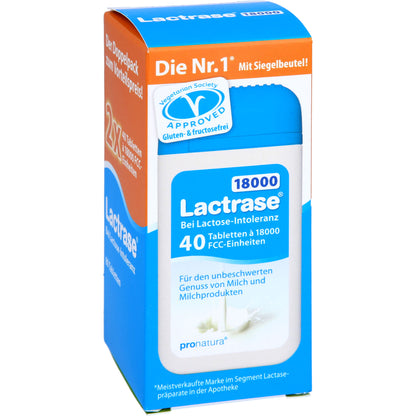 LACTRASE 18.000 FCC Tabletten teilbar im Spender 80