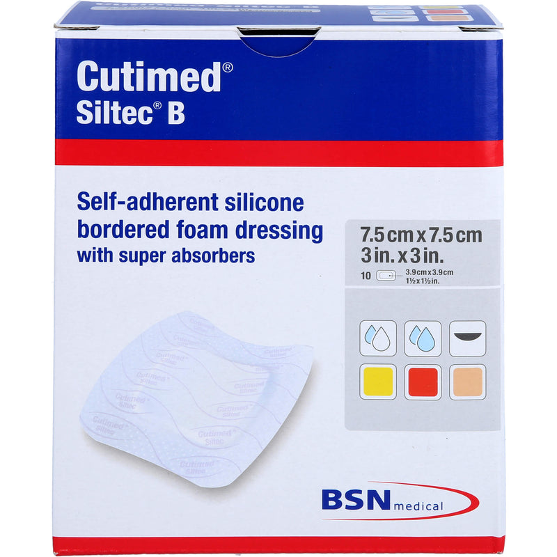 CUTIMED SIL B SCH7.5X7.5HR 10 St
