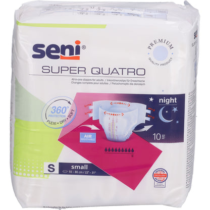 SENI Super Quatro Inkontinenzslip S 10 St