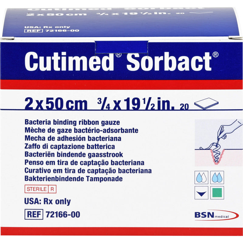 CUTIMED SORB TAMP 2X50CM 20 St