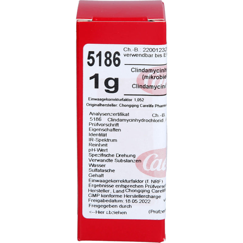 CLINDAMYCINHYDROCHL API 1 g