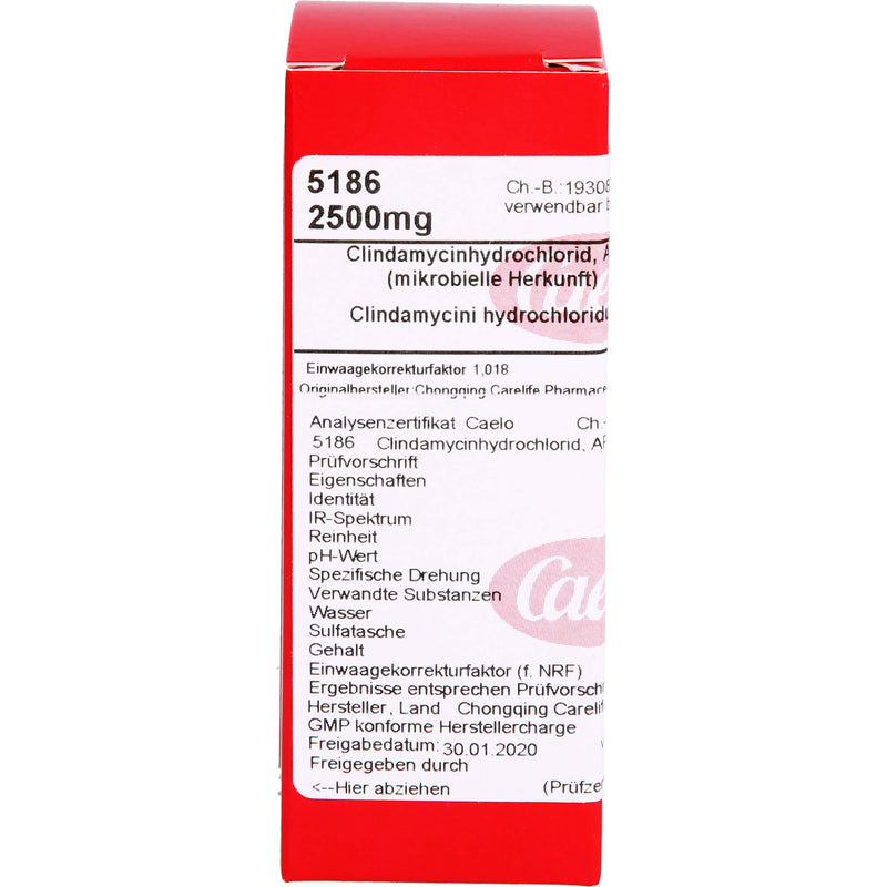 CLINDAMYCINHYDROCHL API 2.5 g