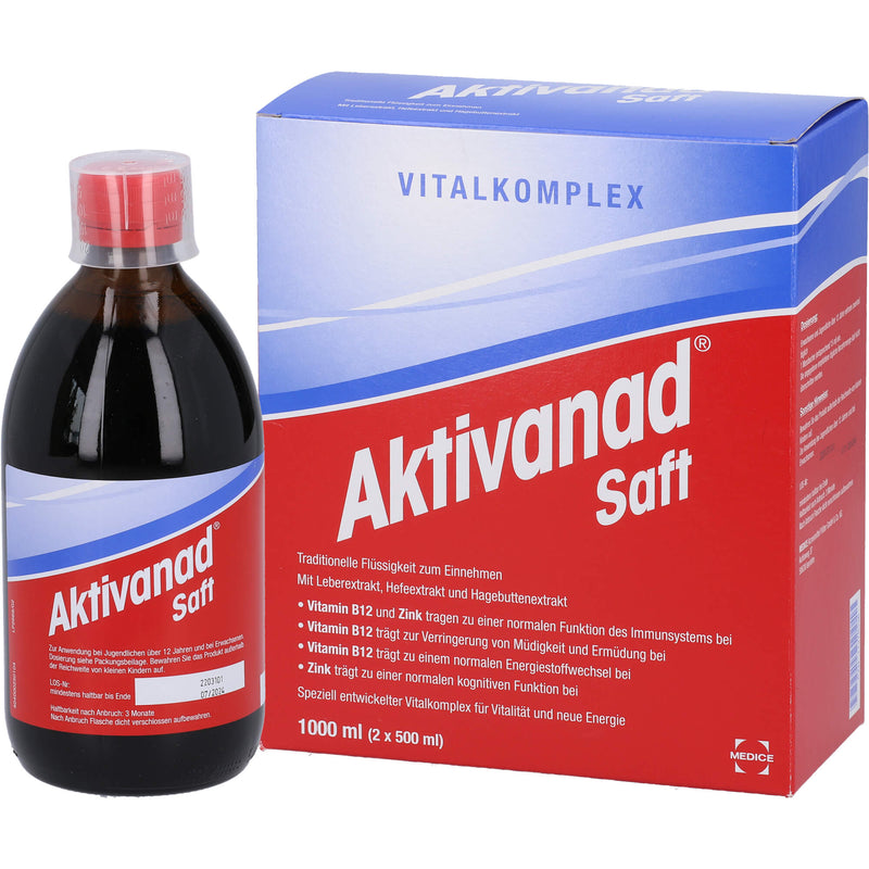 AKTIVANAD SAFT 2X500 ml