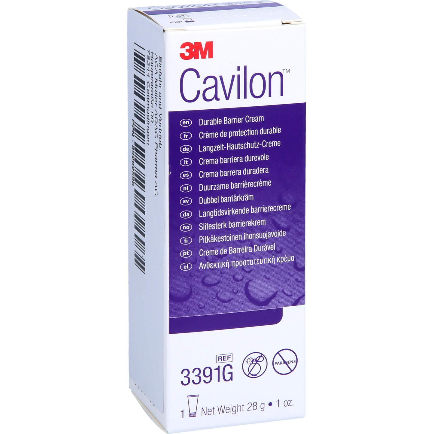 CAVILON 3M Langzeit-Hautschutz-Creme 3391G 28 g