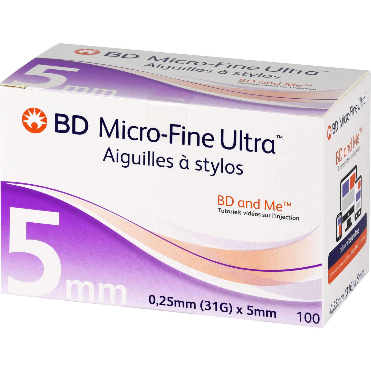 BD MICRO-FINE ULTRA Pen-Nadeln 0,25x5 mm 31 G 100 St