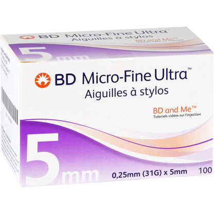 BD MICRO-FINE ULTRA Pen-Nadeln 0,25x5 mm 31 G 100 St