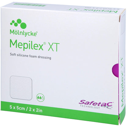 MEPILEX XT 5x5 cm Schaumverband 5 St