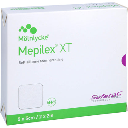MEPILEX XT 5x5 cm Schaumverband 5 St