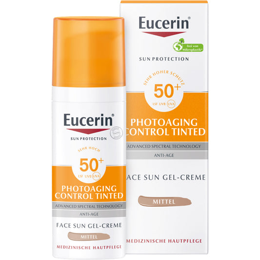 EUCERIN Sun CC Creme getönt mittel LSF 50+ 50 ml