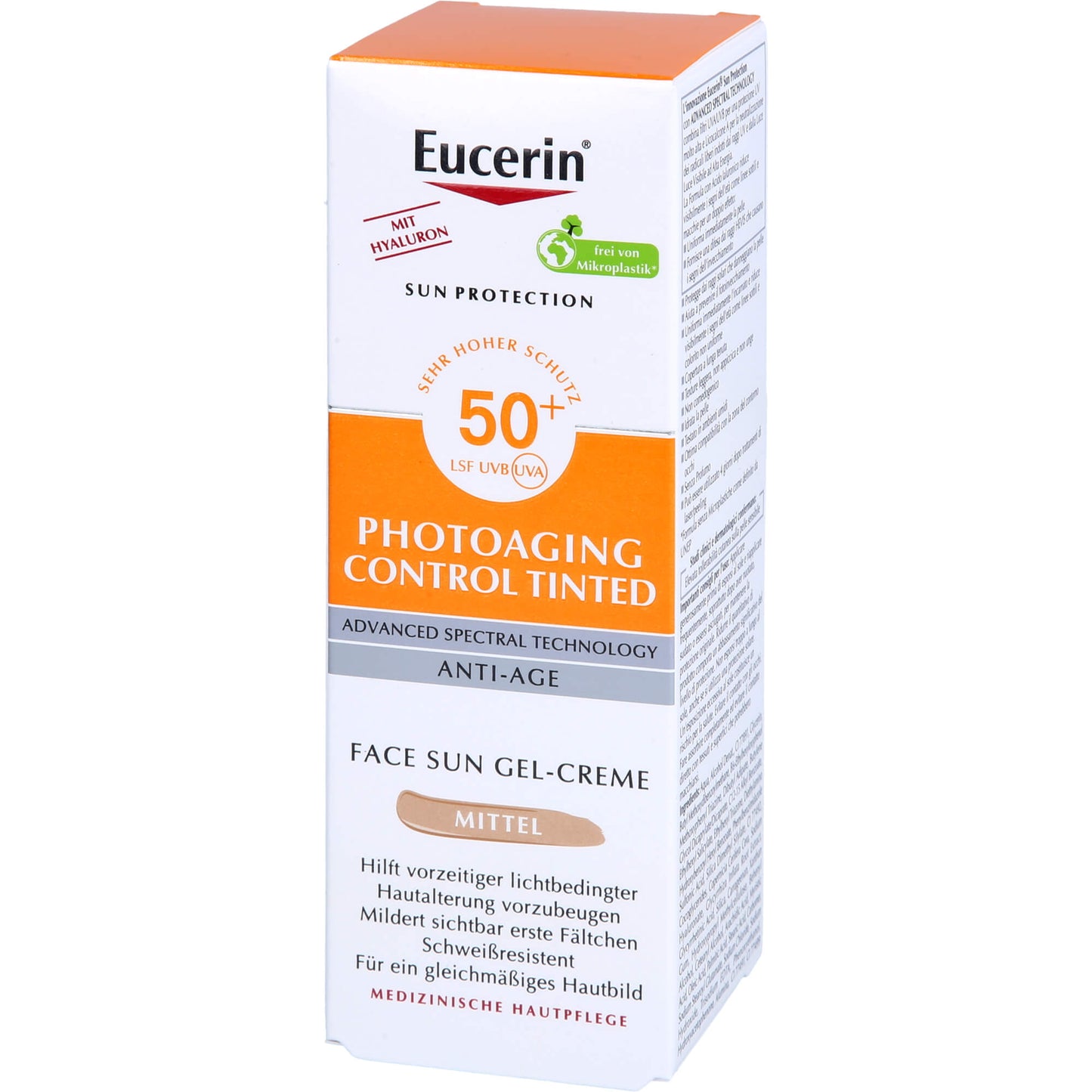 EUCERIN Sun CC Creme getönt mittel LSF 50+ 50 ml