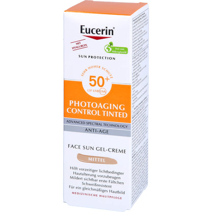 EUCERIN Sun CC Creme getönt mittel LSF 50+ 50 ml