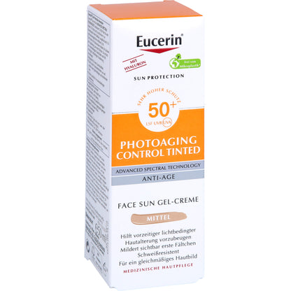 EUCERIN Sun CC Creme getönt mittel LSF 50+ 50 ml