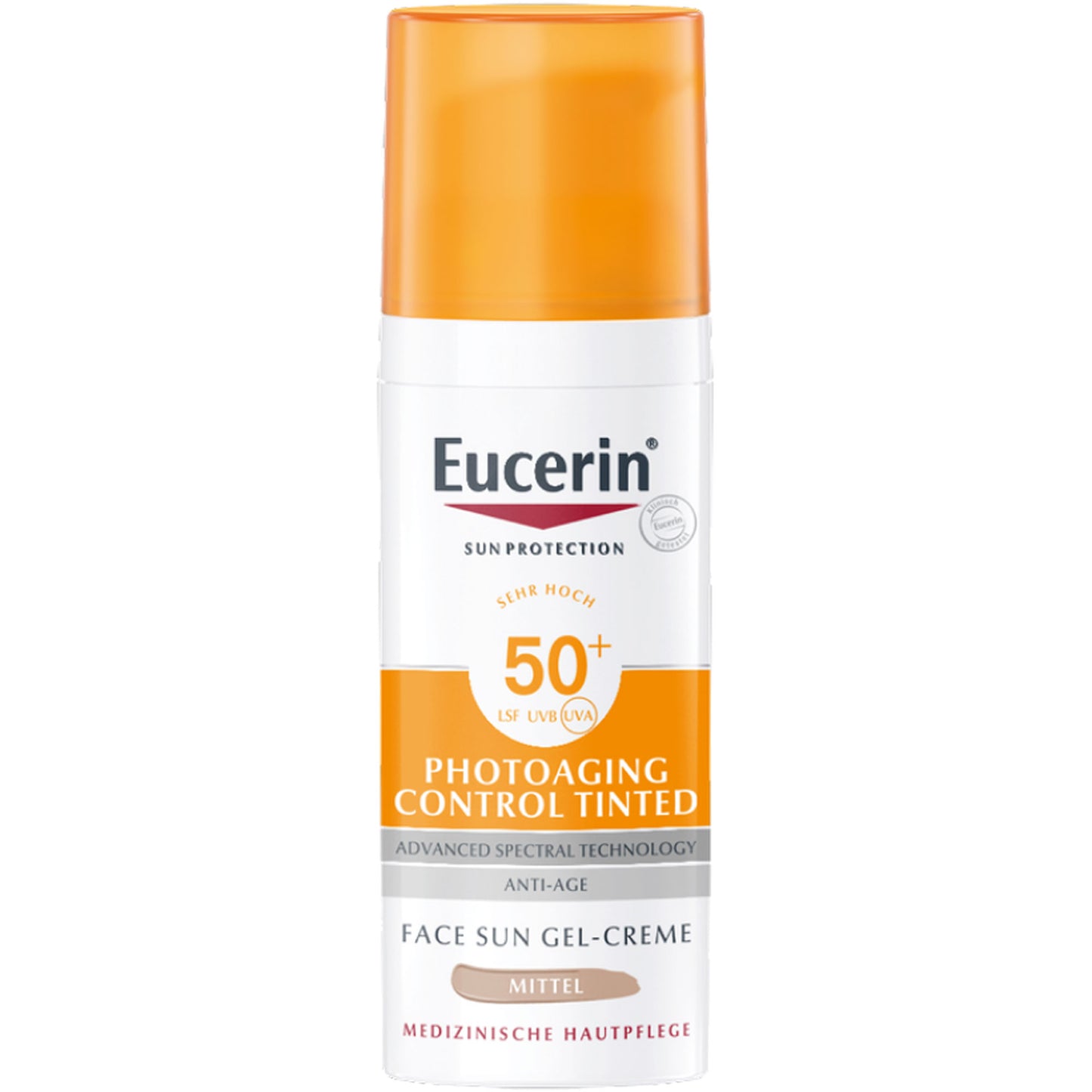 EUCERIN Sun CC Creme getönt mittel LSF 50+ 50 ml