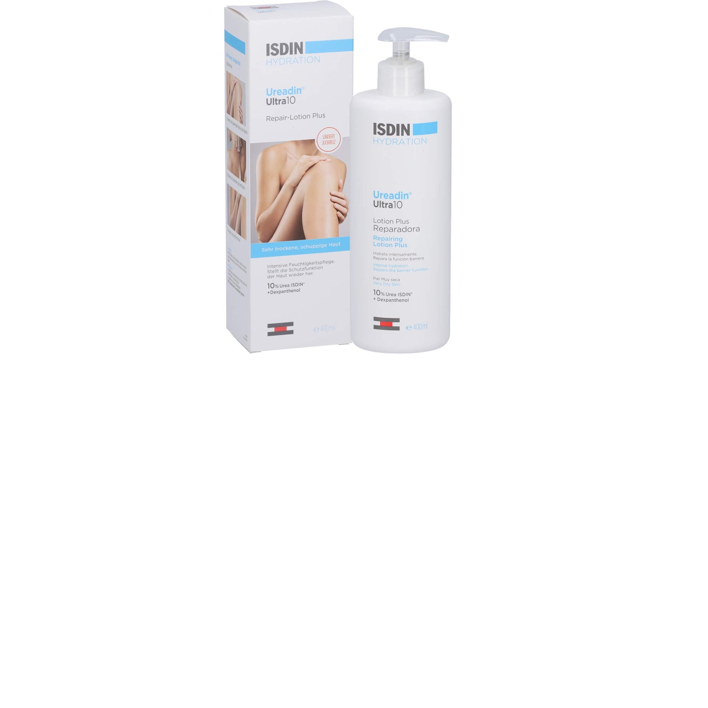 ISDIN Ureadin ultra 10 Repair-Lotion Plus 400 ml