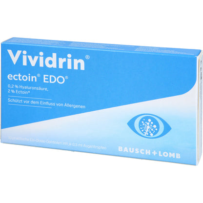 VIVIDRIN ectoin EDO Augentropfen 10X0.5 ml