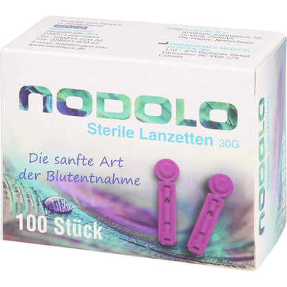 LANZETTEN NODOLO steril 30 G ultra fine 100 St