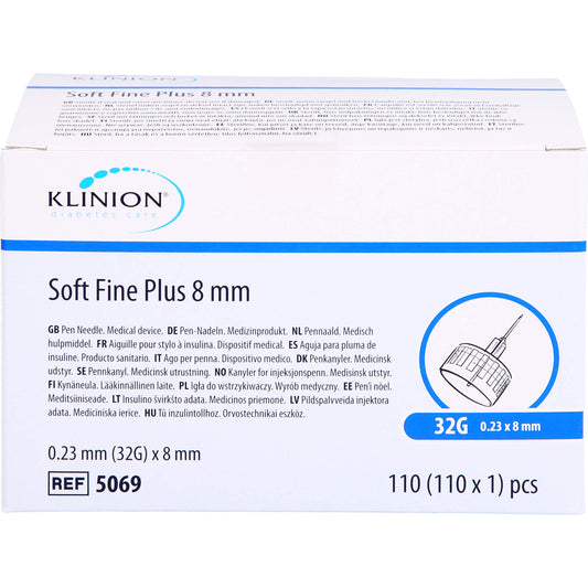 KLINION Soft fine plus Pen-Nadeln 0,23x8 mm 32 G 110 St