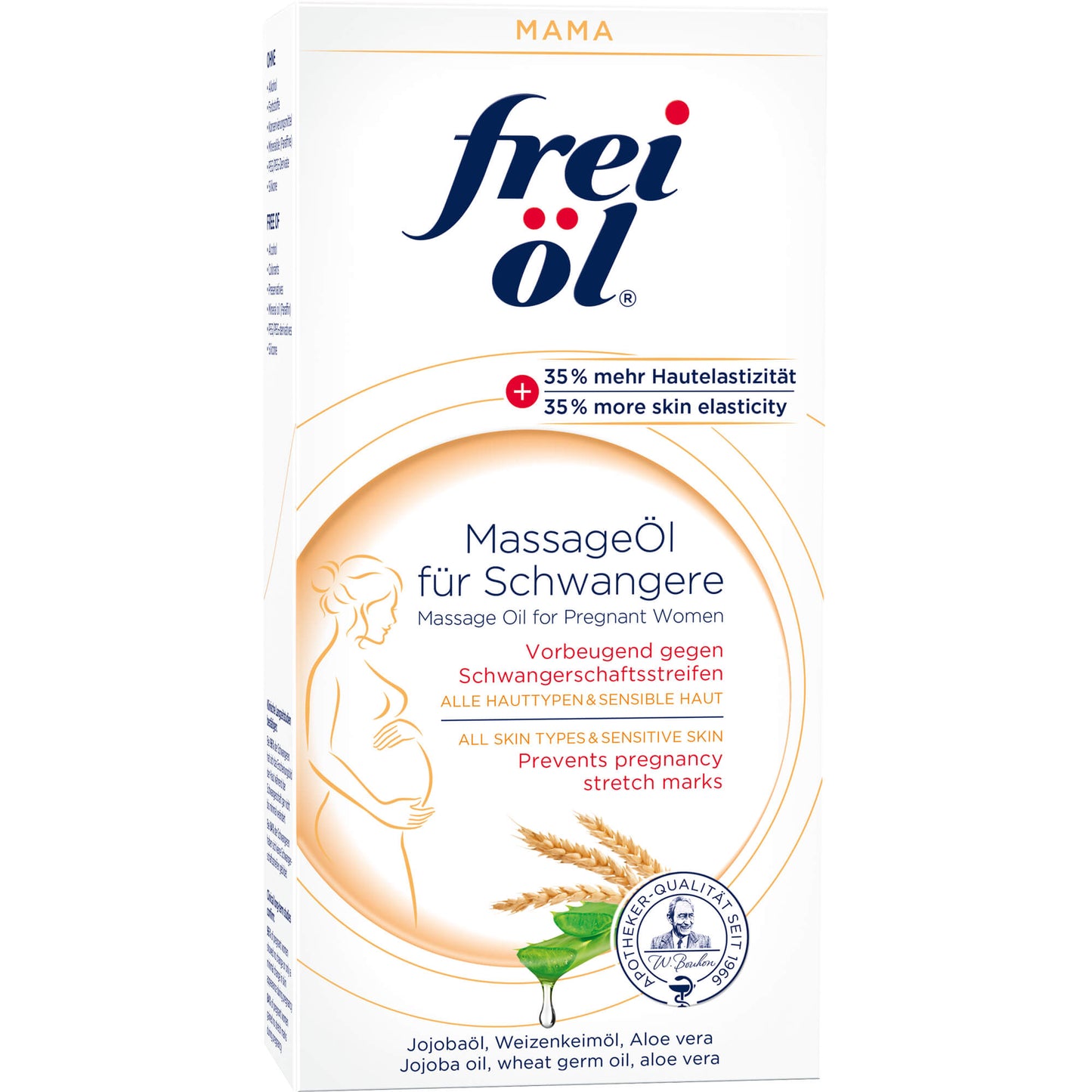 FREI ÖL MassageÖl für Schwangere 200 ml