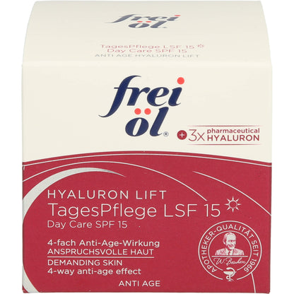 FREI ÖL Anti-Age Hyaluron Lift TagesPflege LSF 15 50 ml