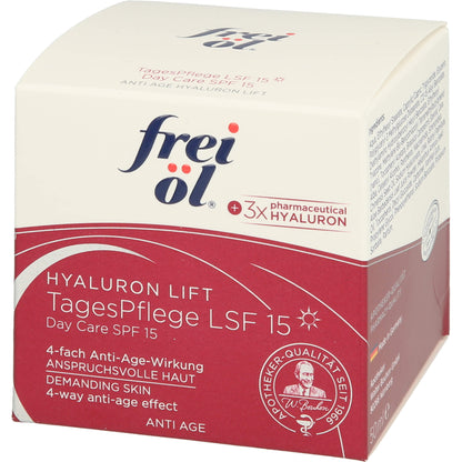 FREI ÖL Anti-Age Hyaluron Lift TagesPflege LSF 15 50 ml