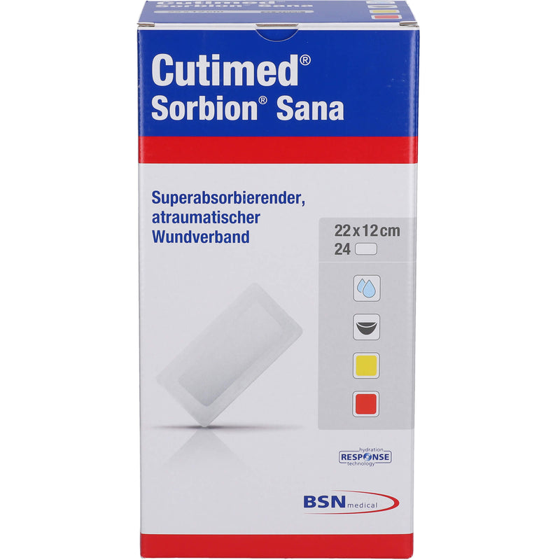 CUTIMED SORB SAN 22X12CM 24 St