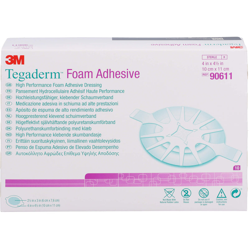 TEGADERM FOAM ADH 10X11CM 10 St