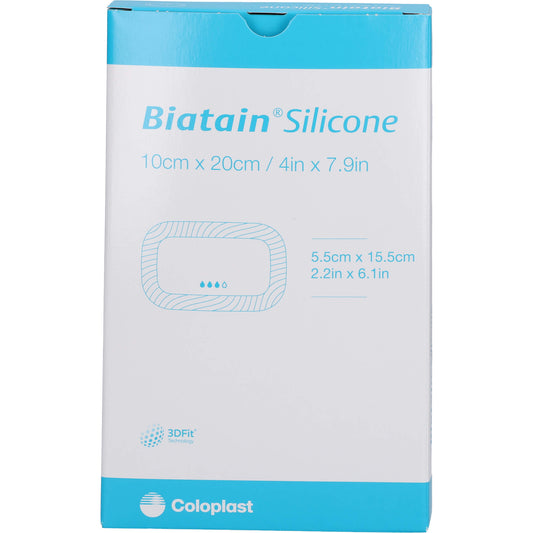 BIATAIN Silicone Schaumverband 10x20 cm 5 St