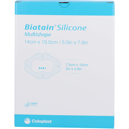 BIATAIN Silicone Schaumverb.Multishape 14x19,5 cm 5 St