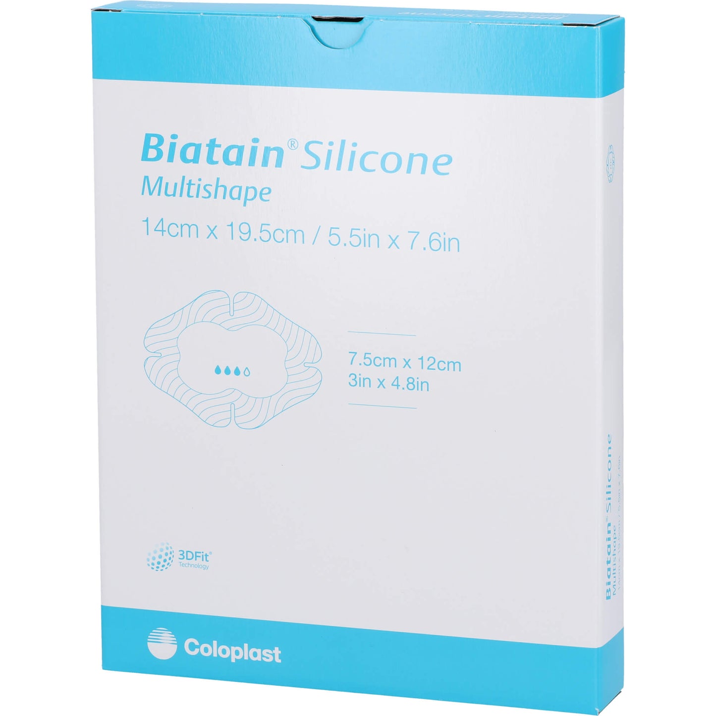BIATAIN Silicone Schaumverb.Multishape 14x19,5 cm 5 St