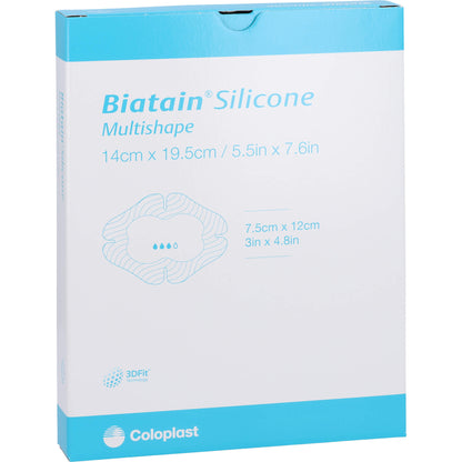 BIATAIN Silicone Schaumverb.Multishape 14x19,5 cm 5 St