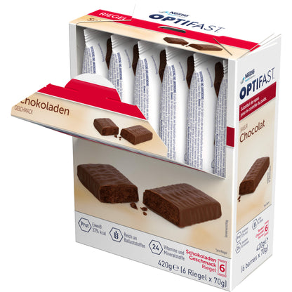 OPTIFAST Riegel Schokolade 6X70 g