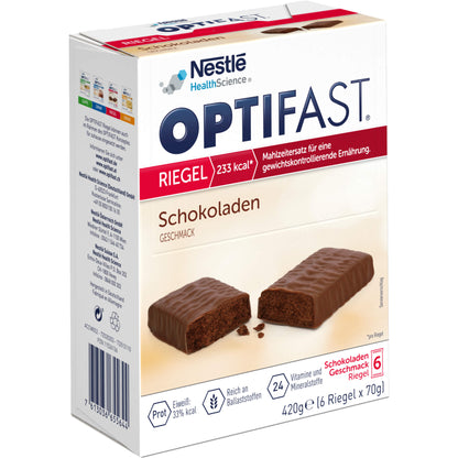 OPTIFAST Riegel Schokolade 6X70 g