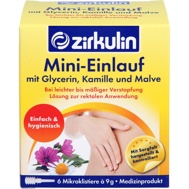 ZIRKULIN MINI-EINLAUF+GLYZ 6X9 g