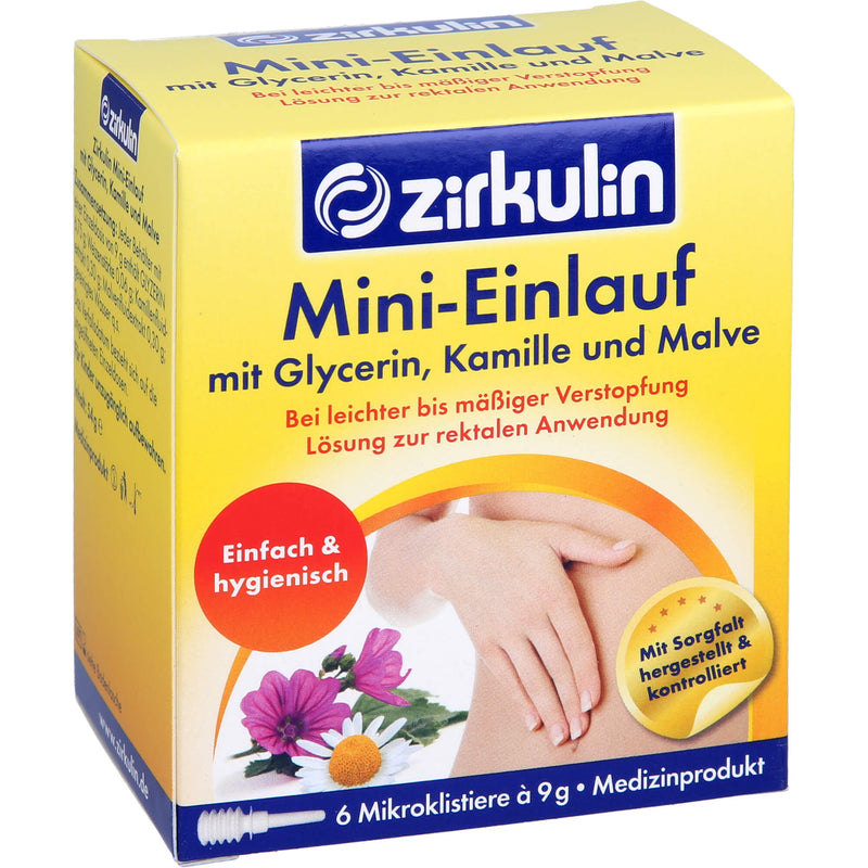 ZIRKULIN MINI-EINLAUF+GLYZ 6X9 g