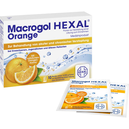 MACROGOL HEXAL Orange Plv.z.Her.e.Lsg.z.Einn.Btl. 10 St